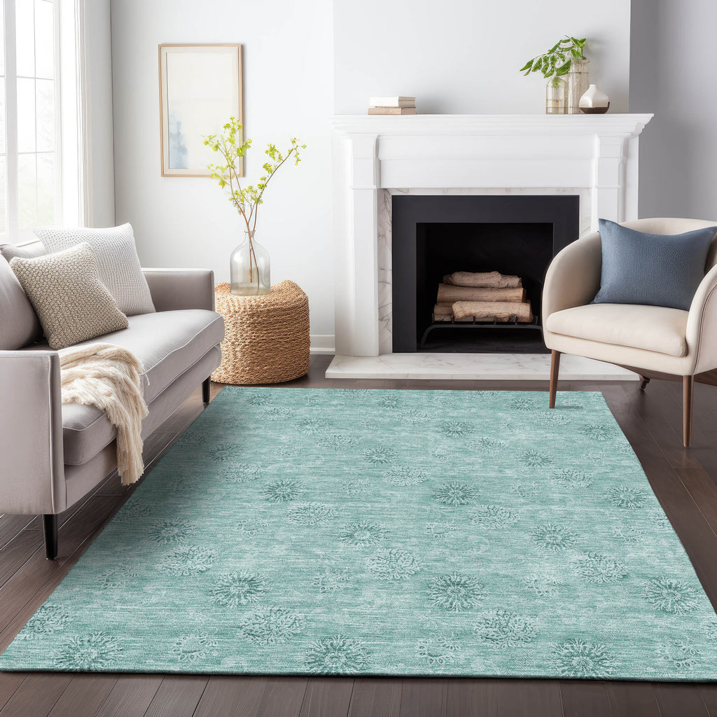addison chantille acn789 teal rug