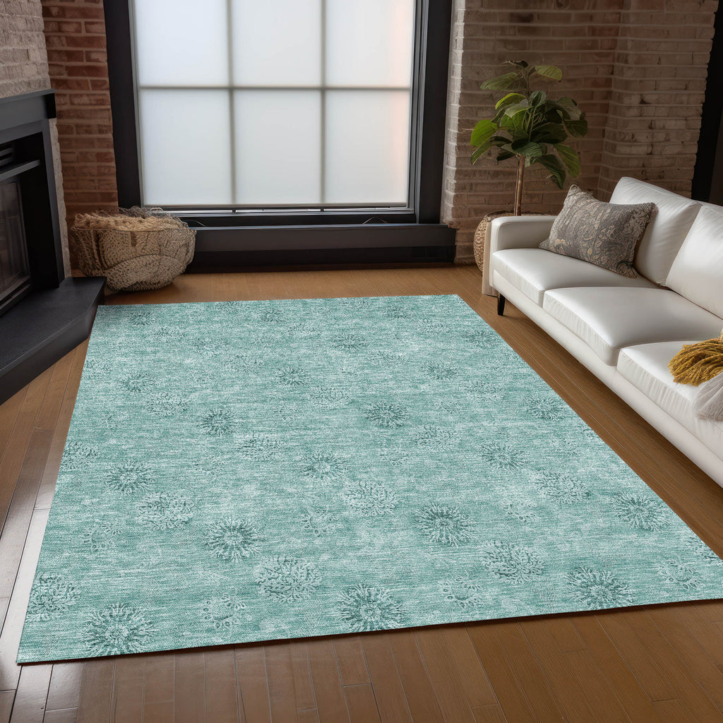 addison chantille acn789 teal rug