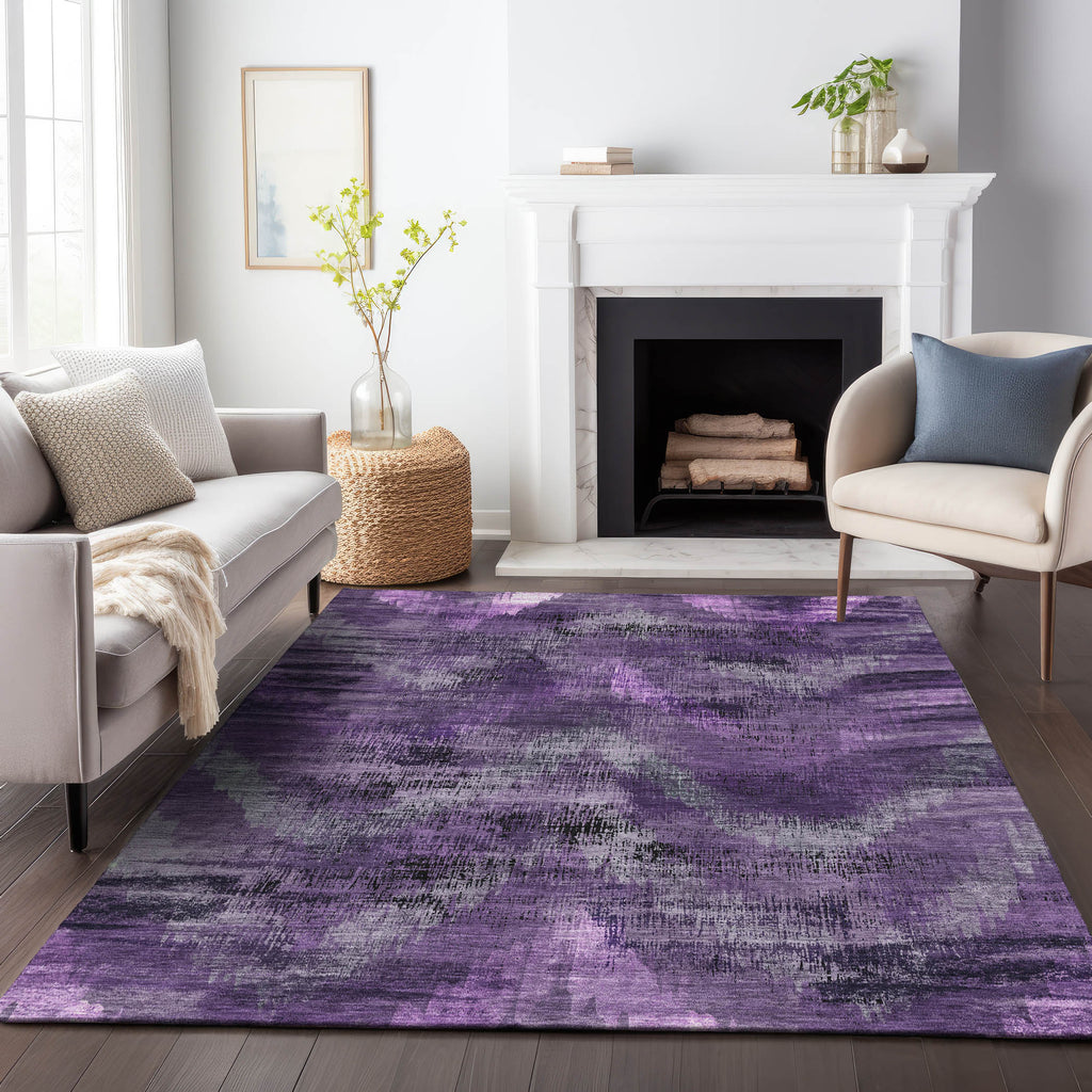 addison chantille acn792 purple rug