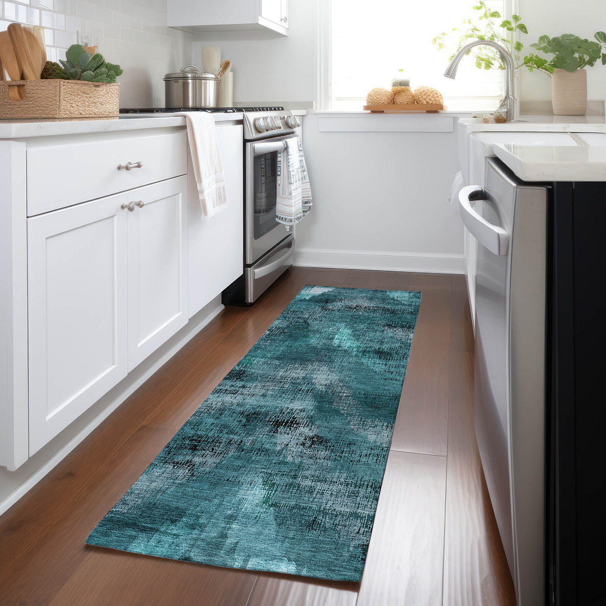 addison chantille acn792 teal rug