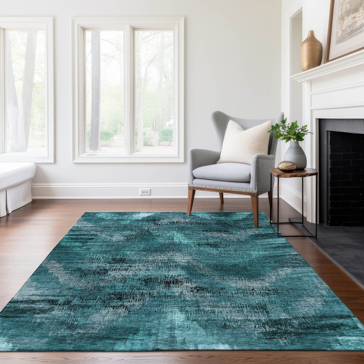 addison chantille acn792 teal rug