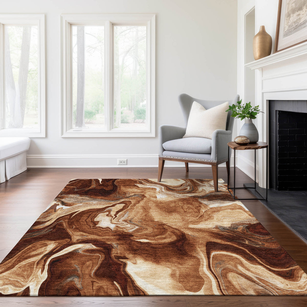 addison chantille acn802 paprika rug