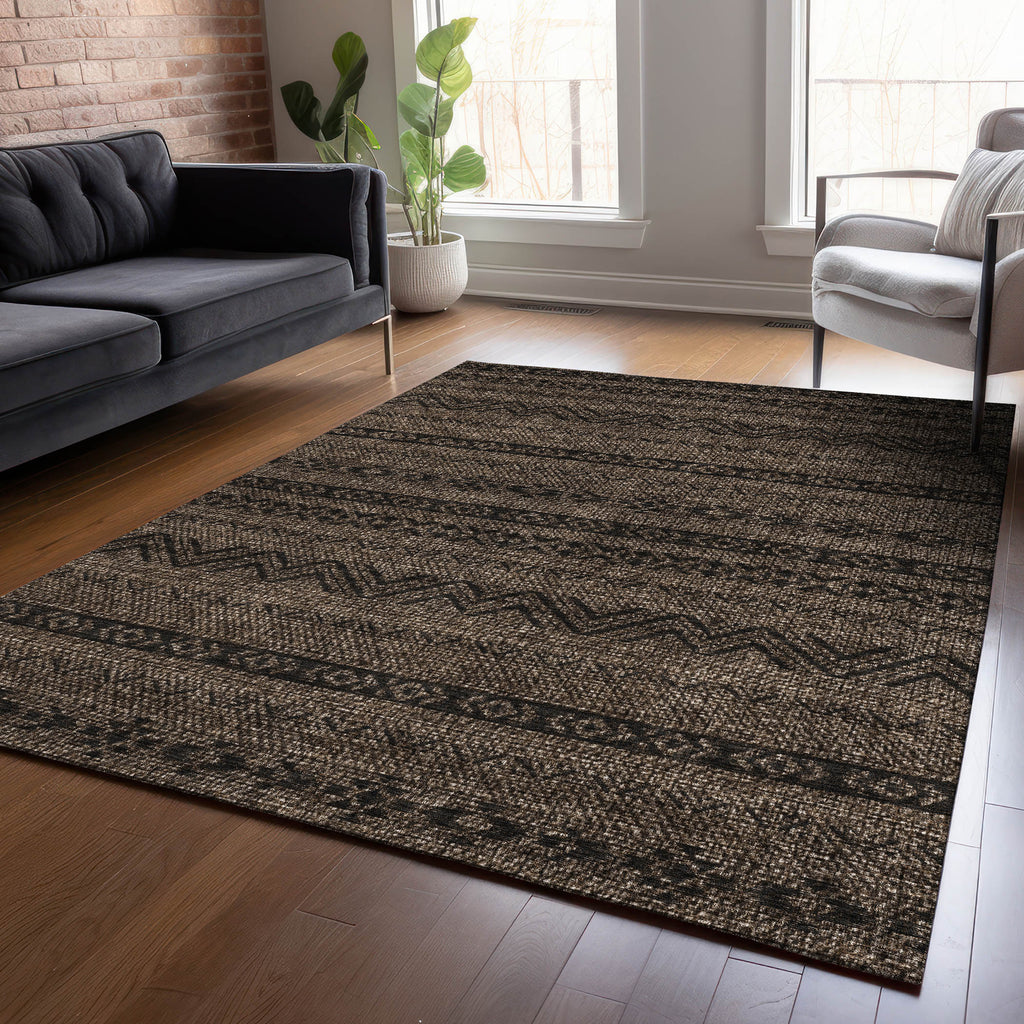 addison chantille acn803 chocolate rug
