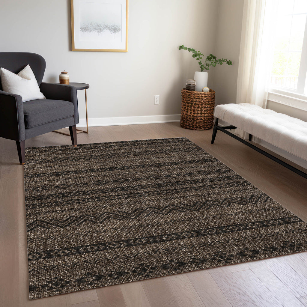 addison chantille acn803 chocolate rug