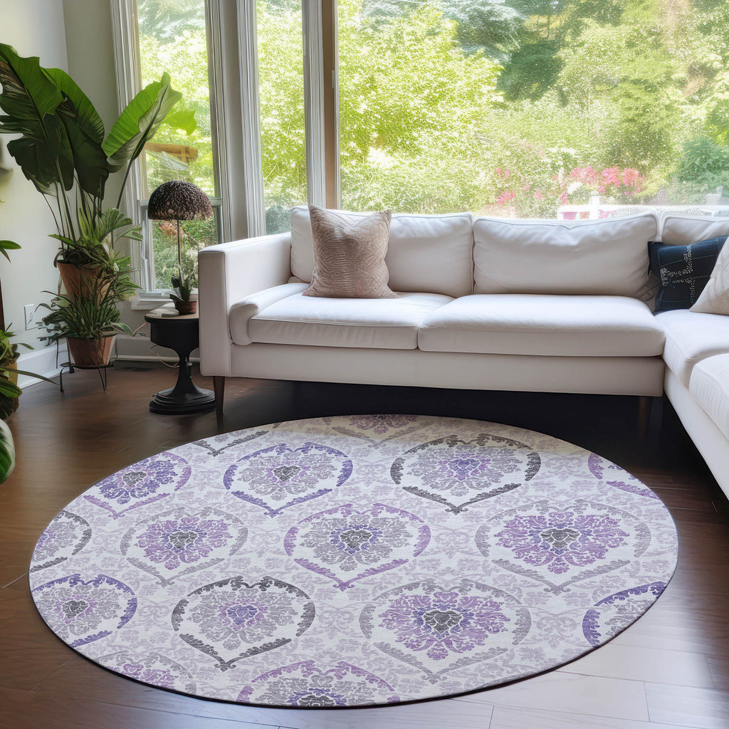 addison chantille acn808 purple rug