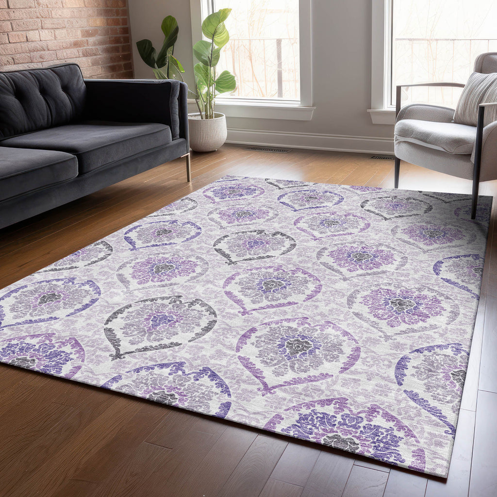 addison chantille acn808 purple rug