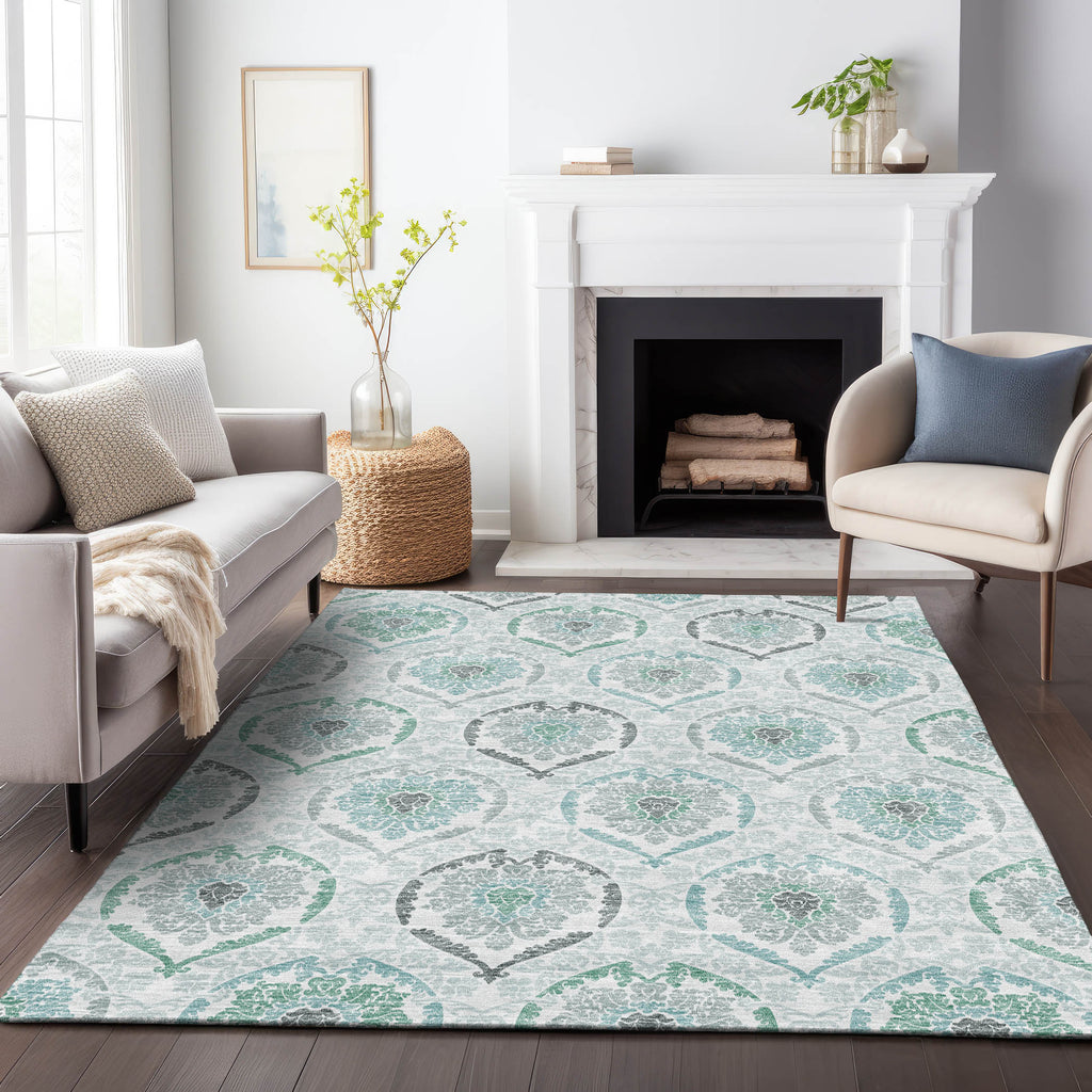 addison chantille acn808 teal rug