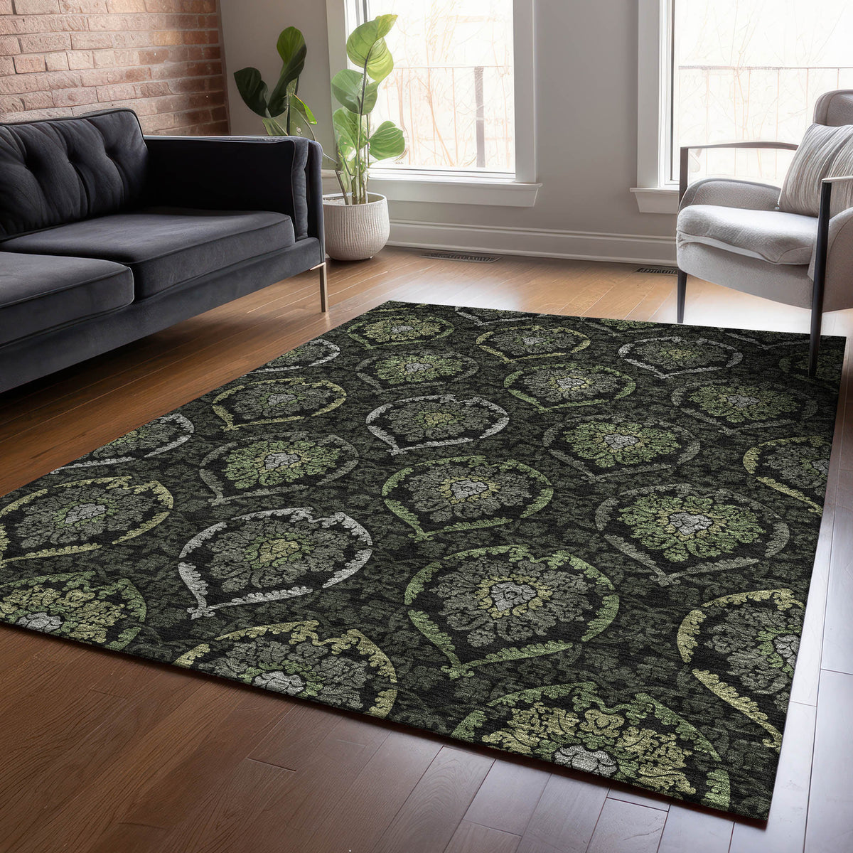 addison chantille acn809 green rug