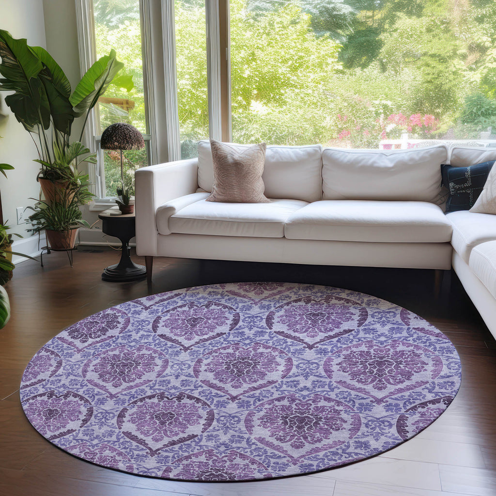 addison chantille acn811 eggplant rug