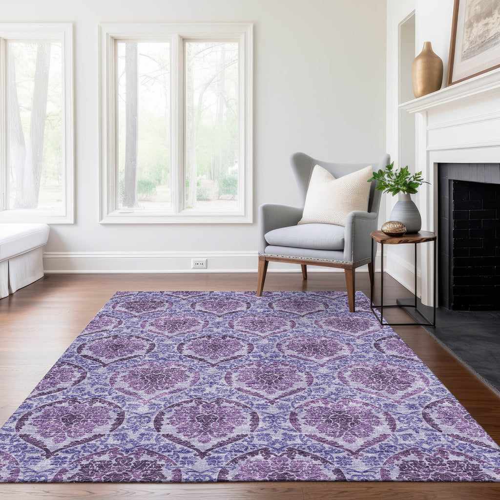 addison chantille acn811 eggplant rug