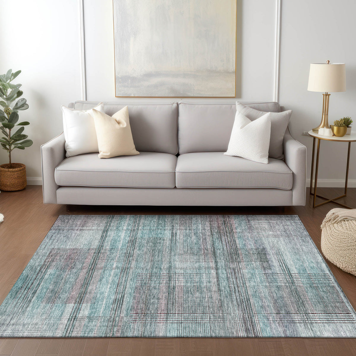 addison chantille acn819 teal rug