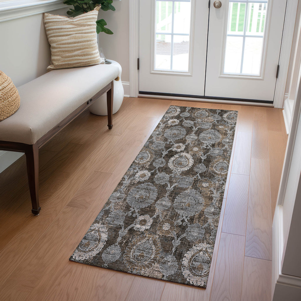 addison chantille acn821 chocolate rug