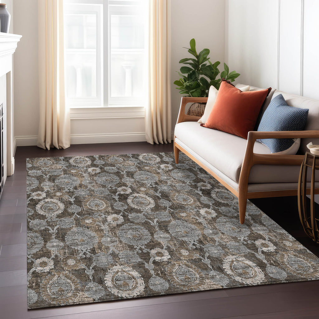 addison chantille acn821 chocolate rug
