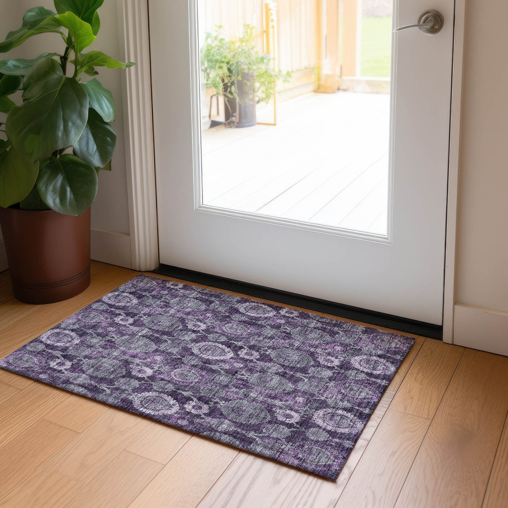 addison chantille acn821 eggplant rug