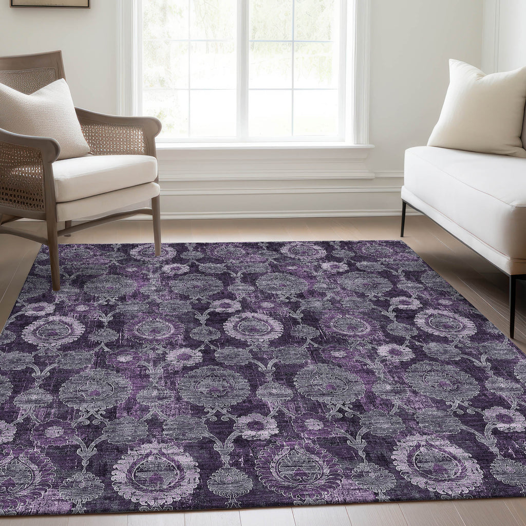 addison chantille acn821 eggplant rug