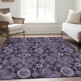 addison chantille acn821 eggplant rug
