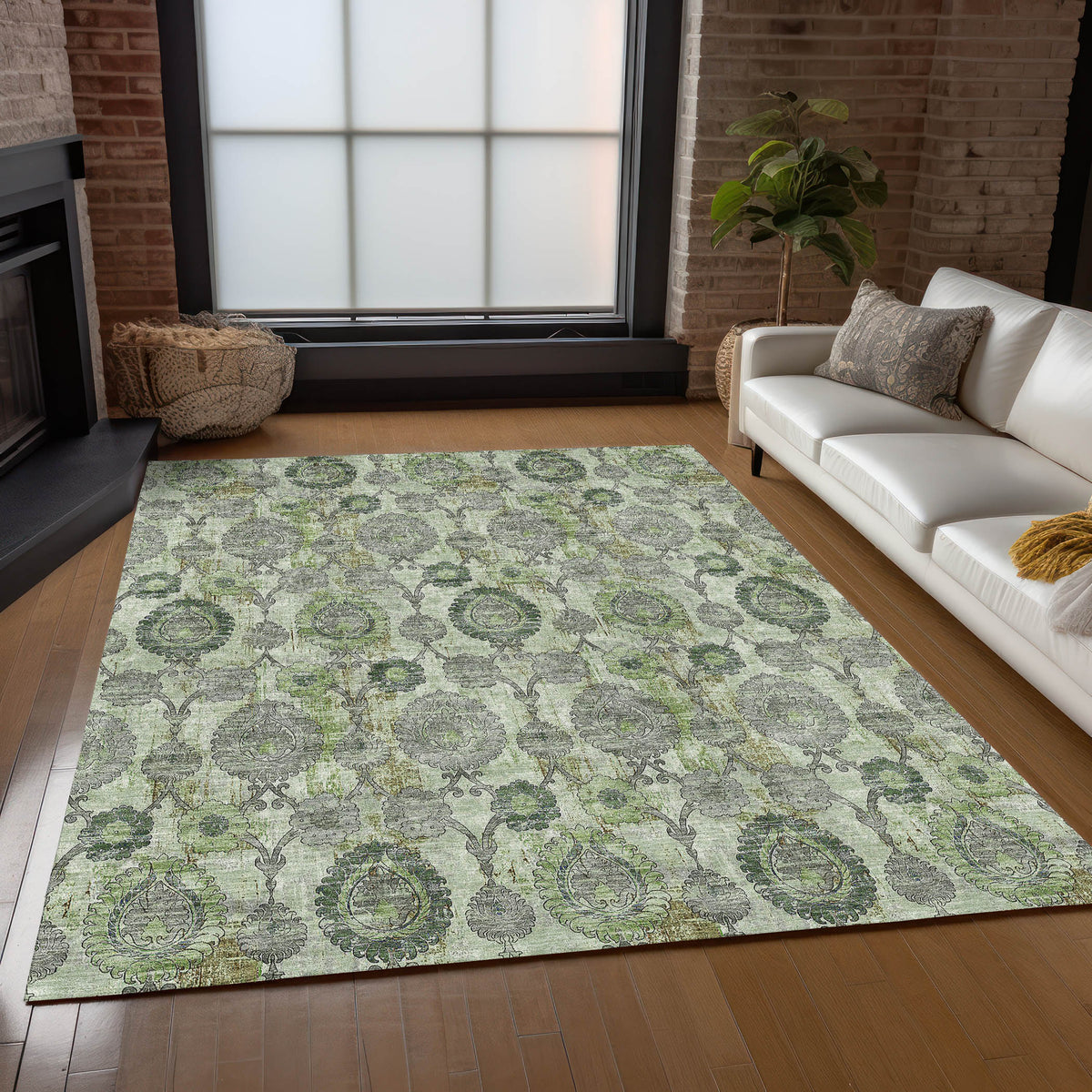 addison chantille acn821 green rug