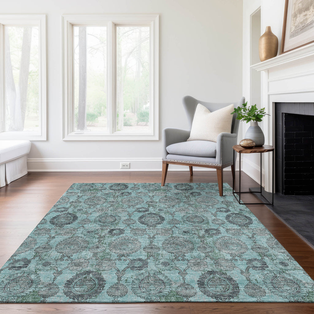 addison chantille acn821 turquoise rug