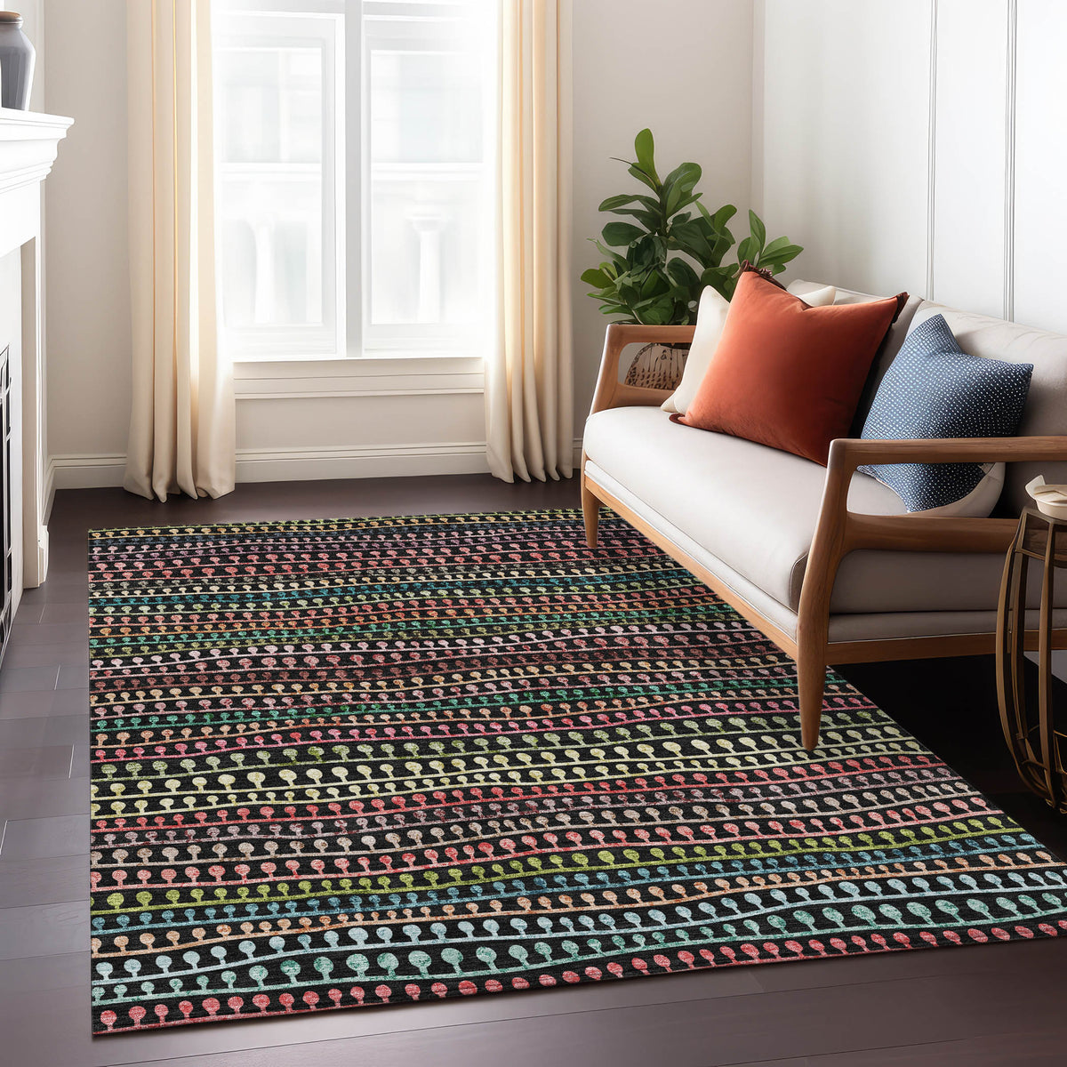 addison chantille acn823 black rug