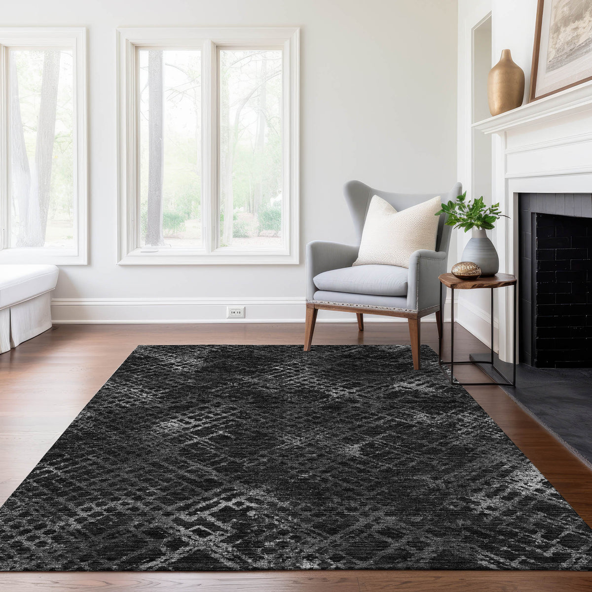 addison chantille acn825 charcoal rug
