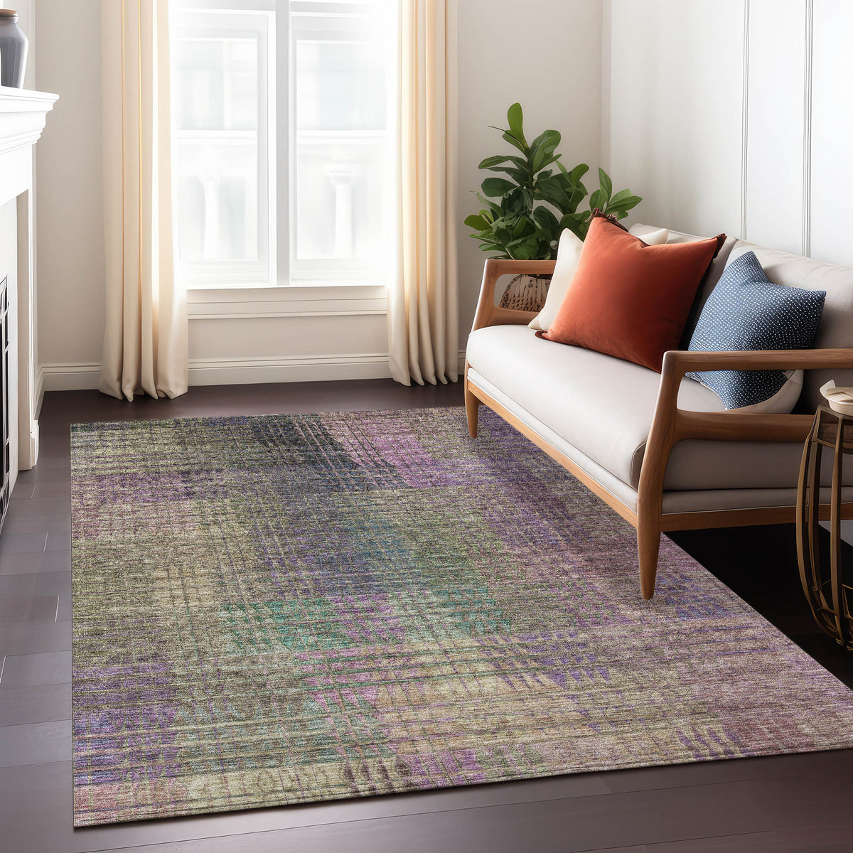 addison chantille acn828 plum rug