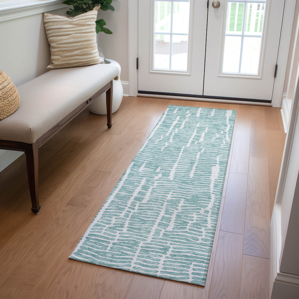 addison chantille acn830 teal rug