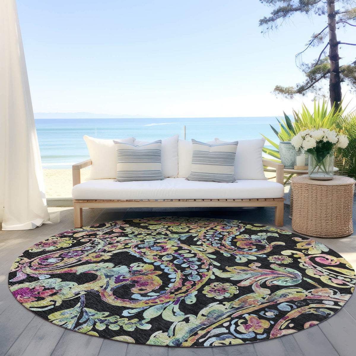 addison chantille acn834 black rug