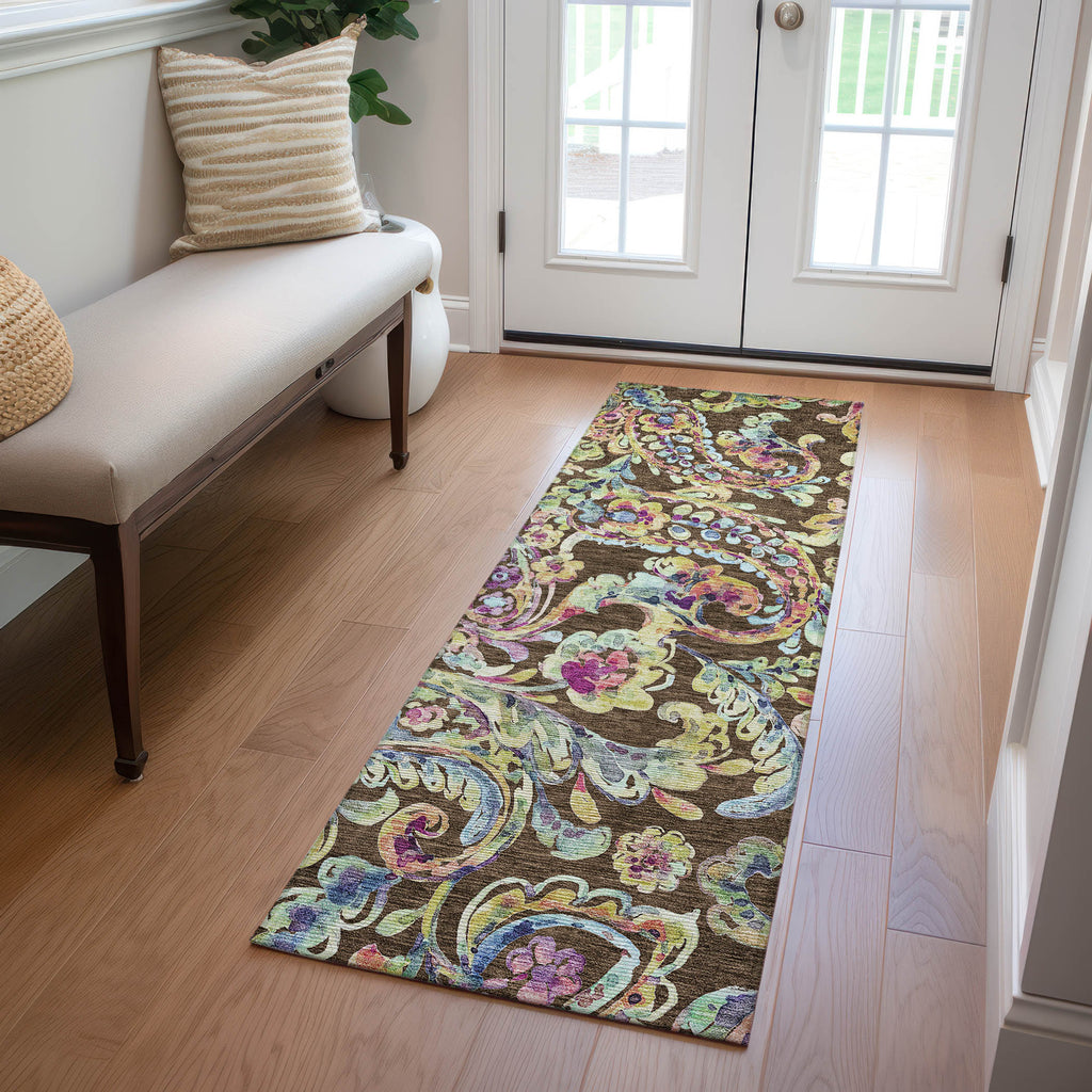 addison chantille acn834 chocolate rug