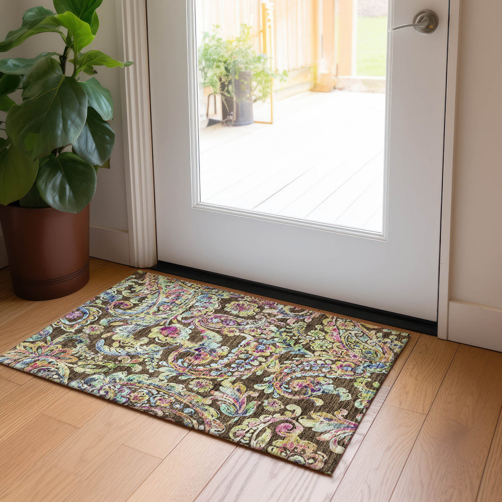 addison chantille acn834 chocolate rug
