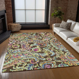 addison chantille acn834 chocolate rug