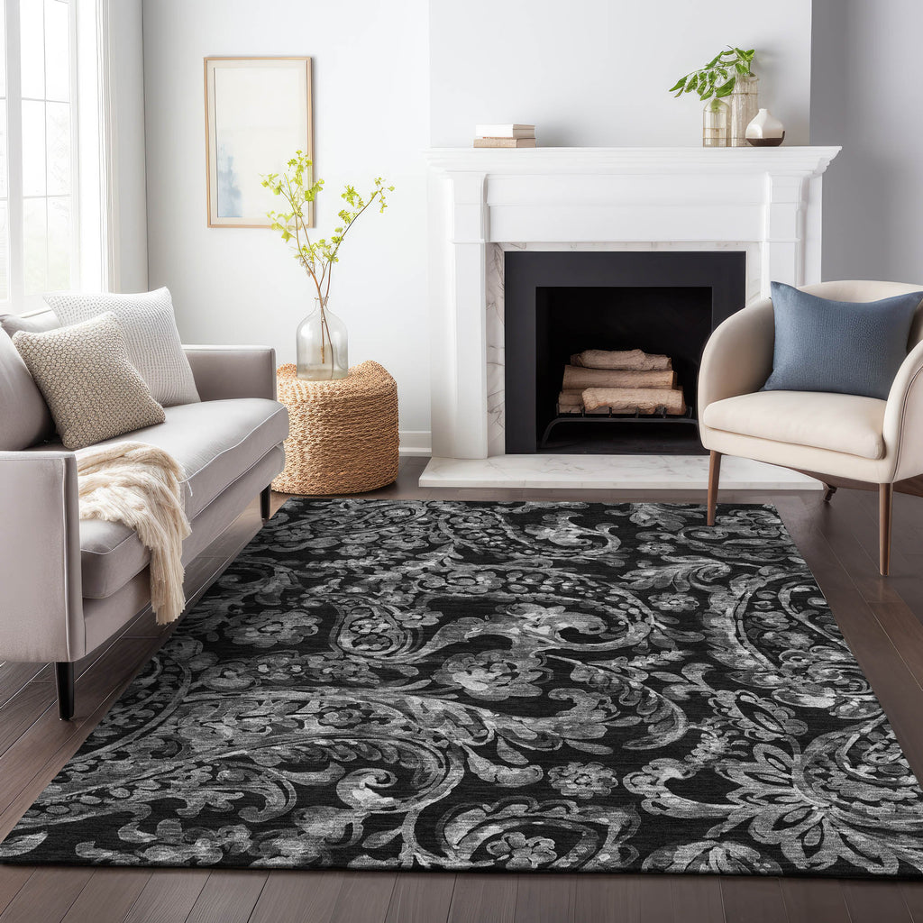 addison chantille acn835 black rug
