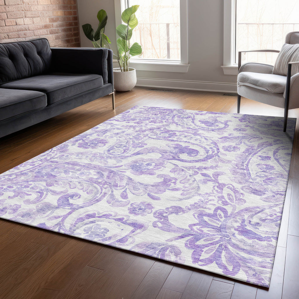 addison chantille acn835 lavender rug