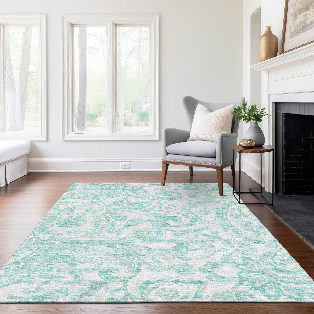 addison chantille acn835 turquoise rug