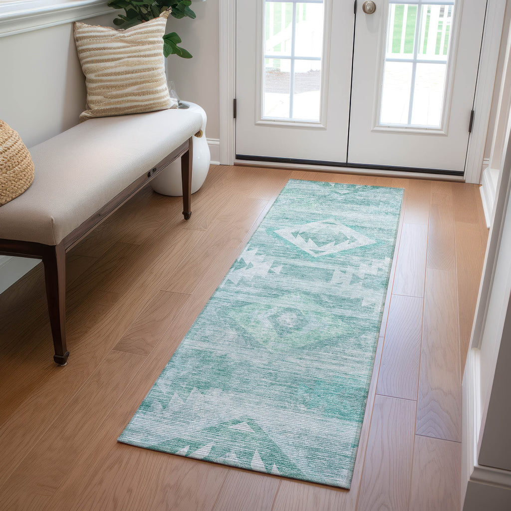 addison chantille acn837 aqua rug