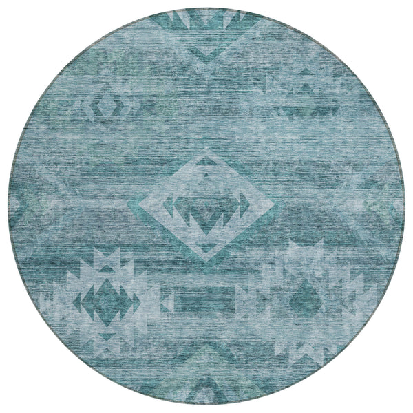 addison chantille acn837 teal rug