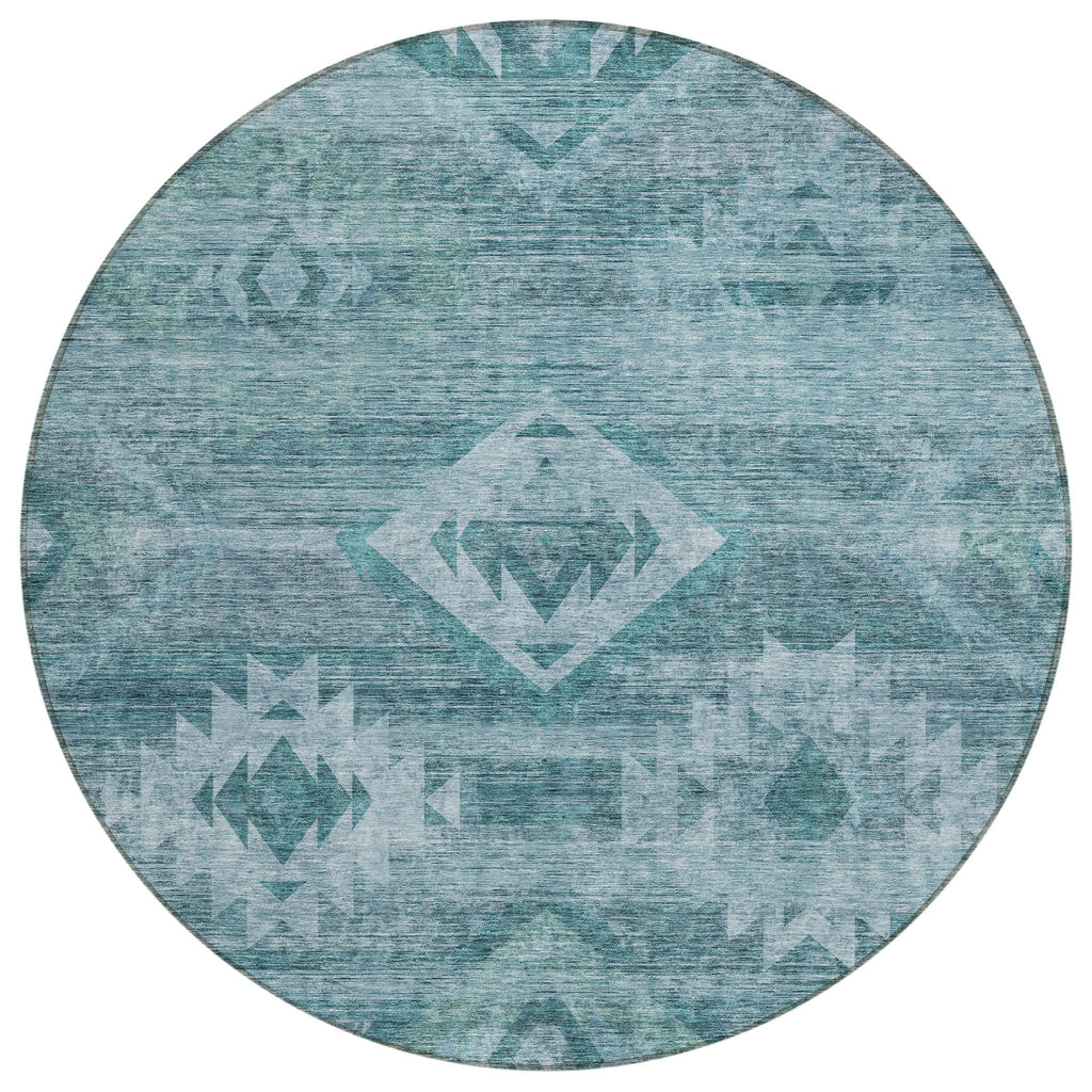 addison chantille acn837 teal rug