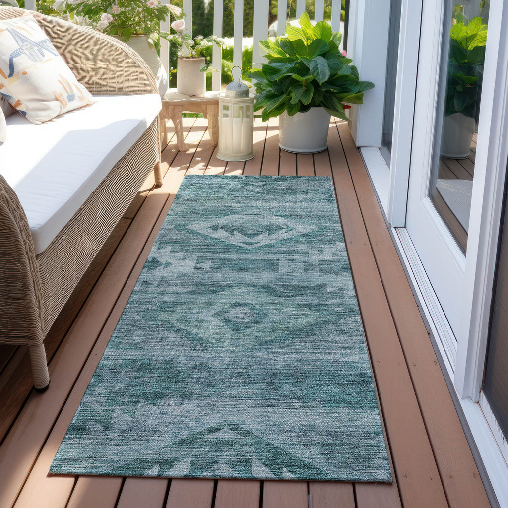 addison chantille acn837 teal rug