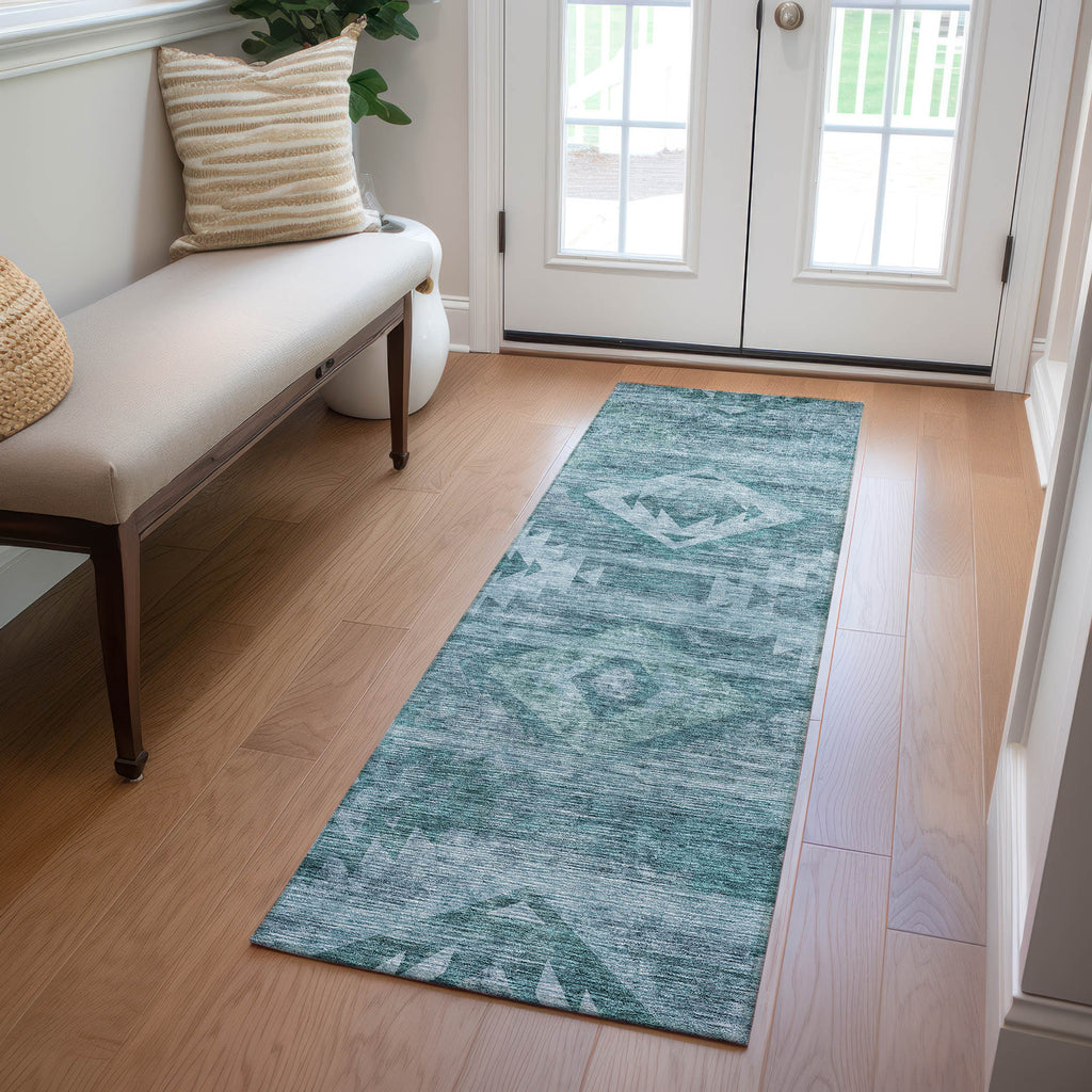 addison chantille acn837 teal rug
