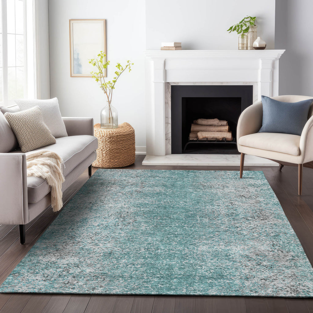 addison chantille acn840 teal rug