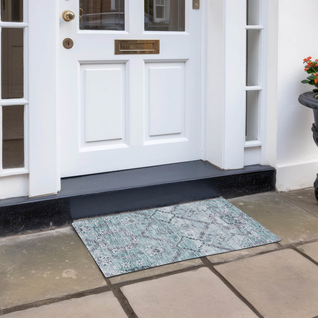 addison chantille acn841 teal rug