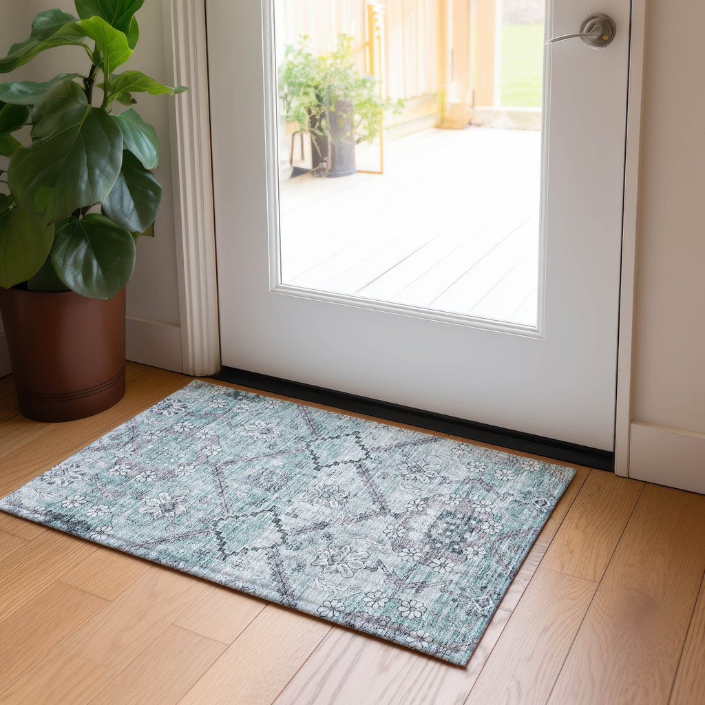 addison chantille acn841 teal rug