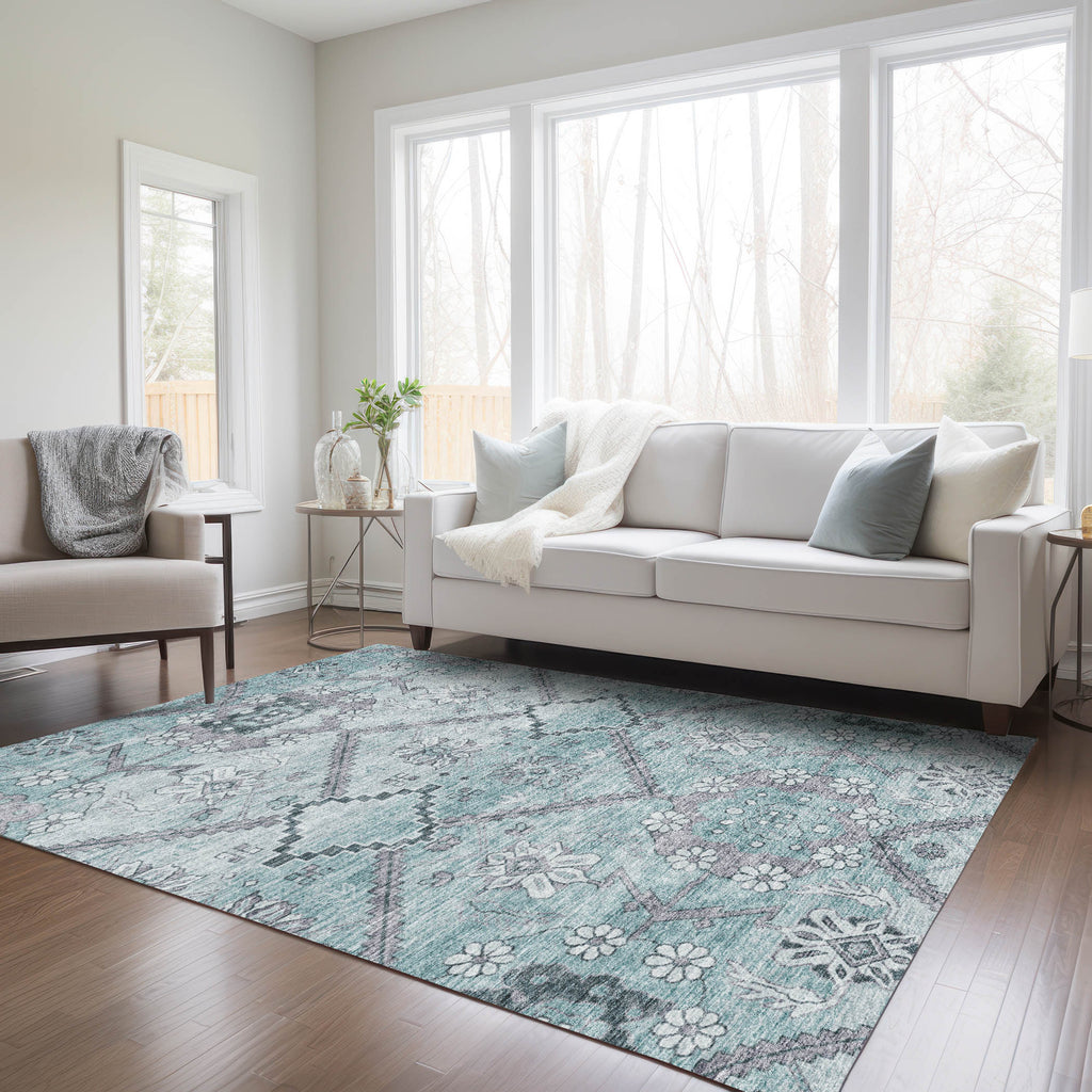 addison chantille acn841 teal rug
