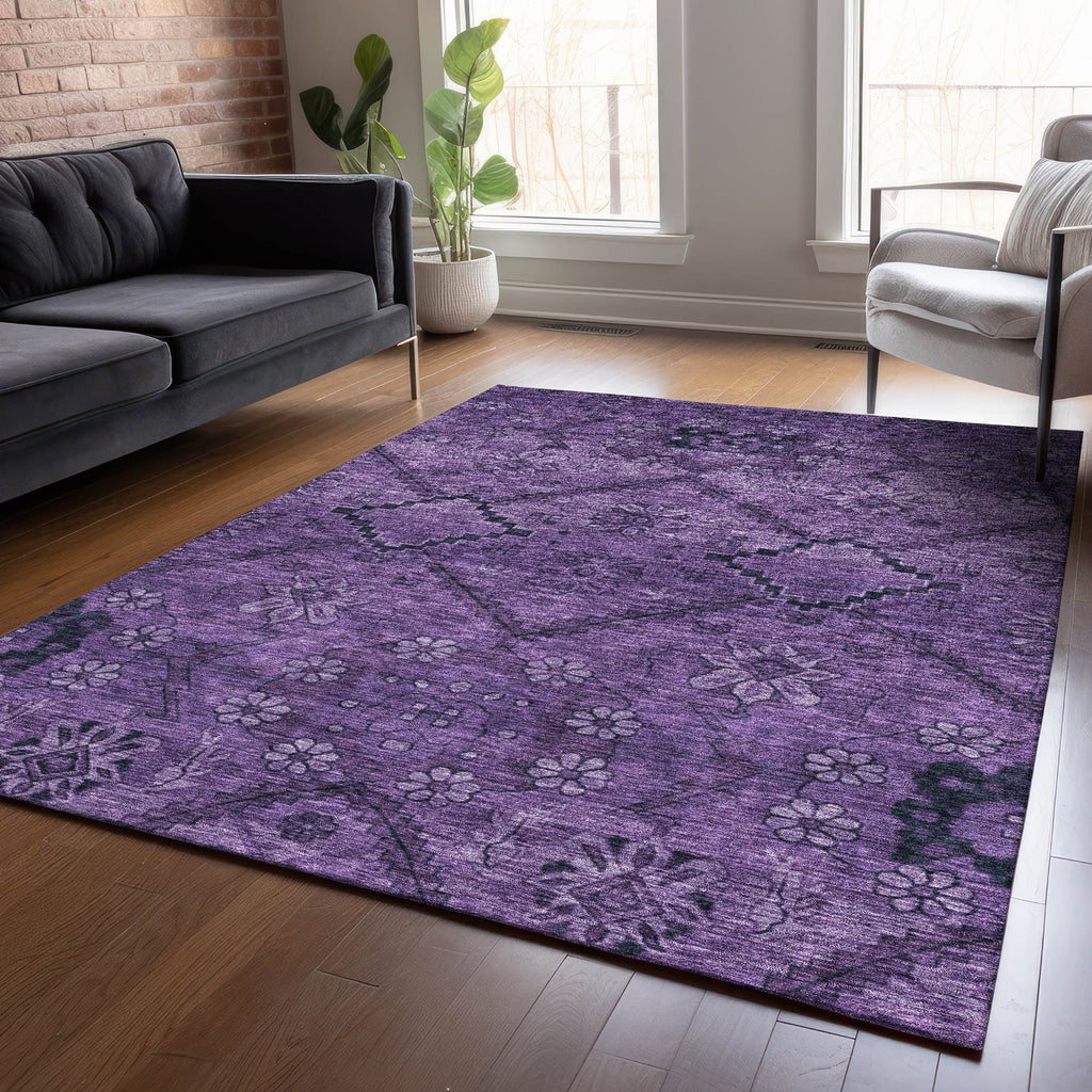 addison chantille acn842 eggplant rug