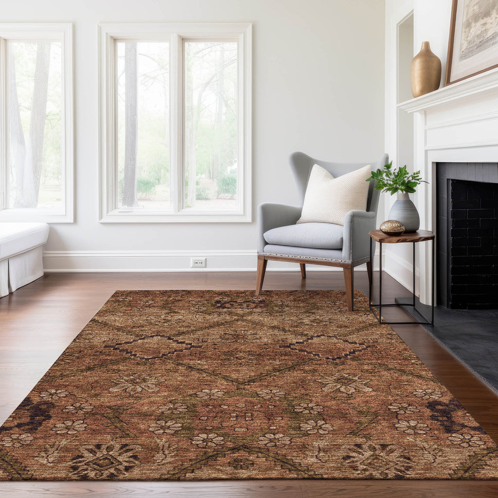 addison chantille acn842 paprika rug