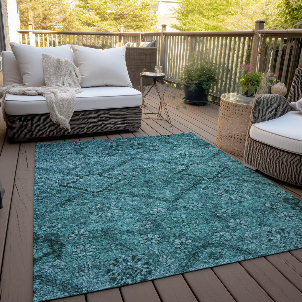 addison chantille acn842 teal rug