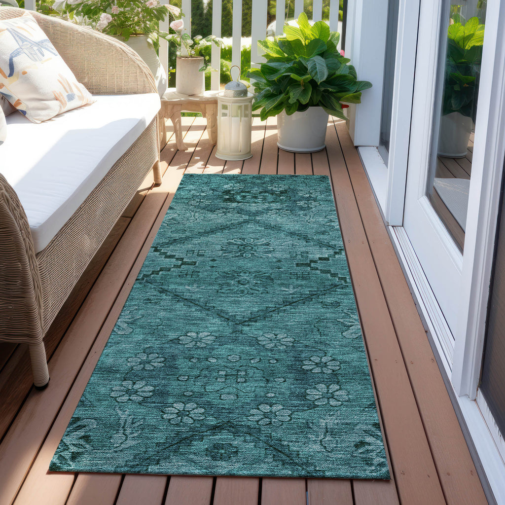 addison chantille acn842 teal rug