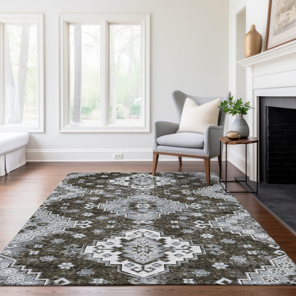 addison chantille acn846 chocolate rug