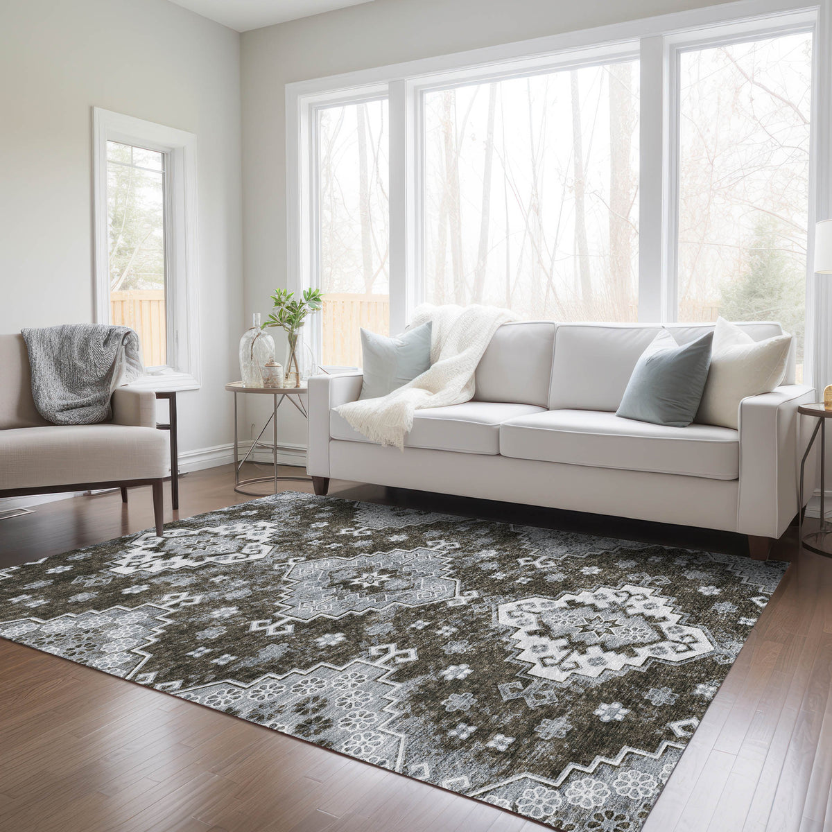 addison chantille acn846 chocolate rug