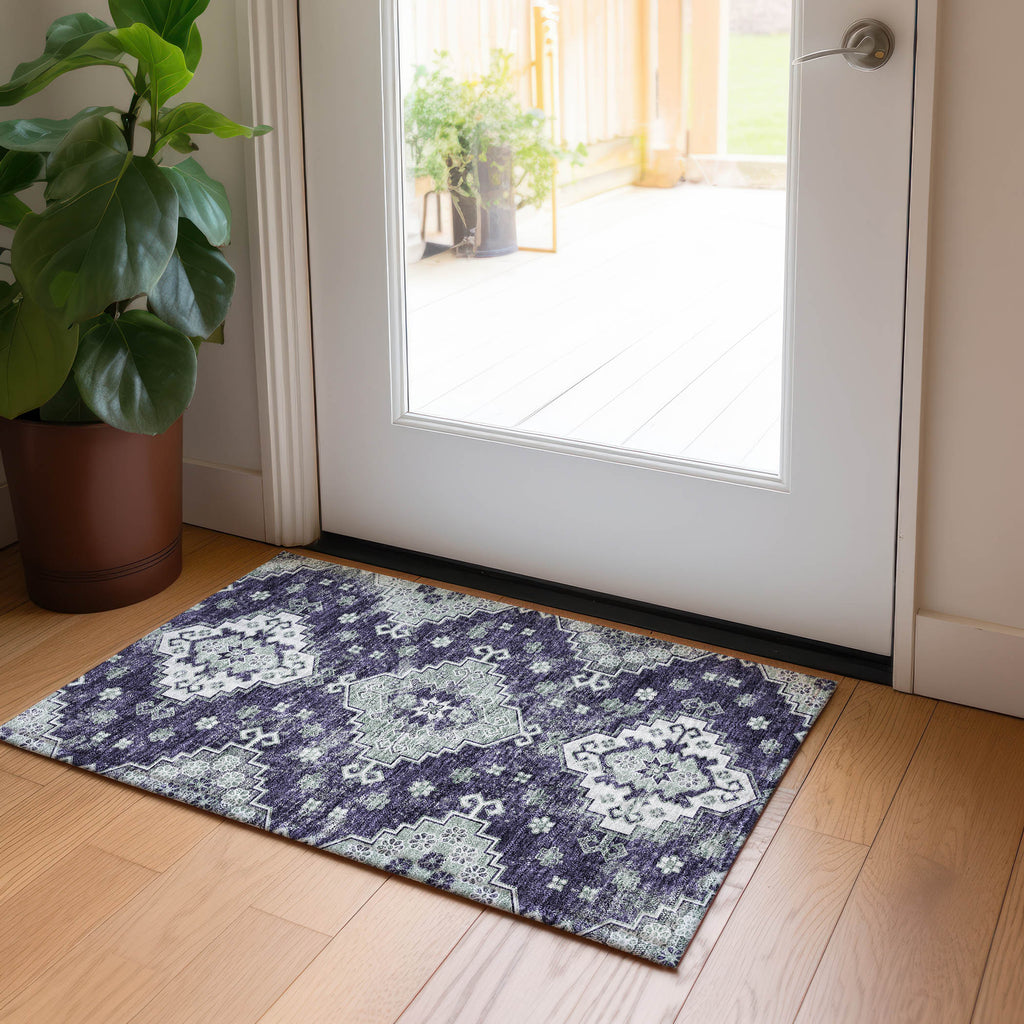addison chantille acn846 purple rug