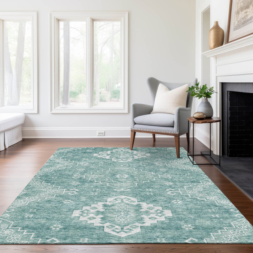 addison chantille acn847 aqua rug